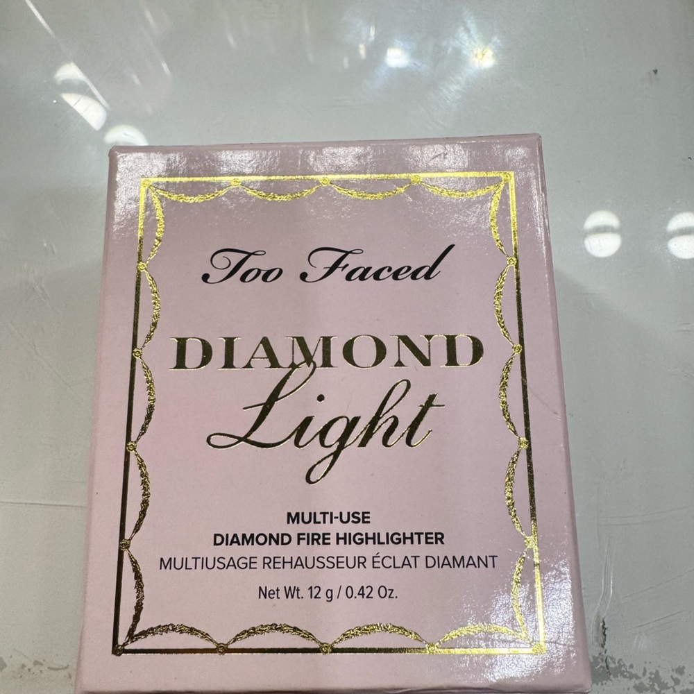 Too Faced Diamond Light Highlighter in Pink and Gold